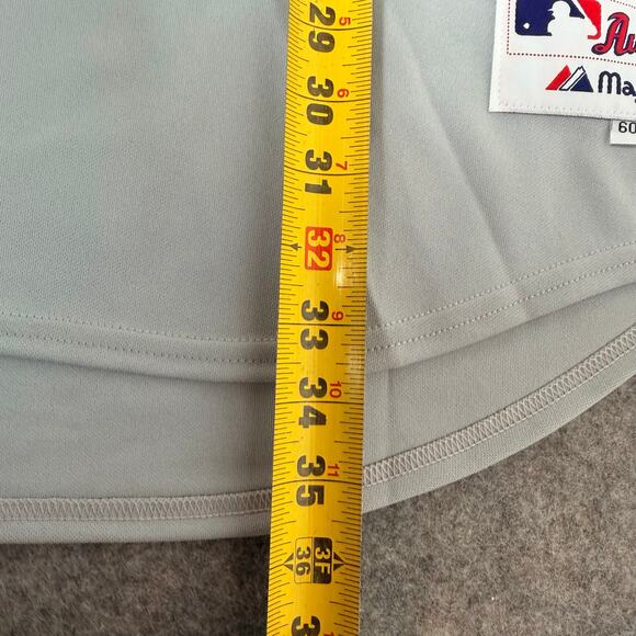 Los Angeles Angels Men's Gray Majestic Jersey Baseball MLB Size 60/US 4XL - Picture 14 of 14